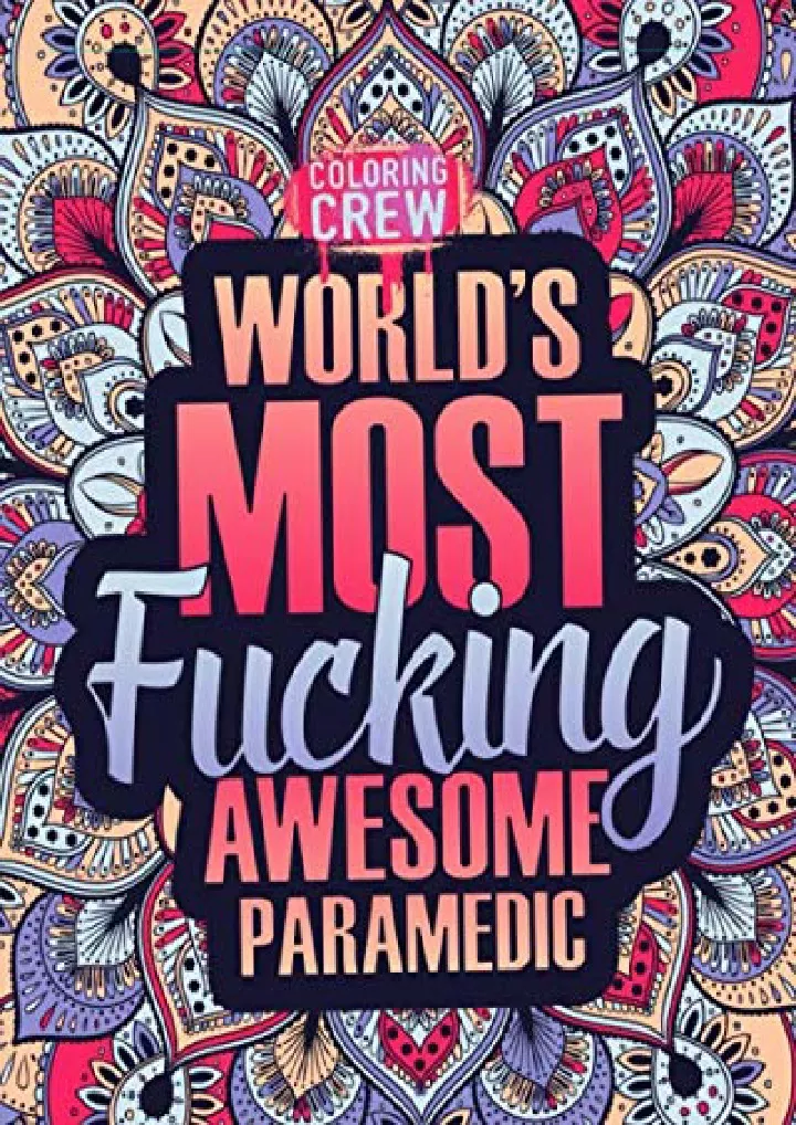 world s most fucking awesome paramedic a sweary