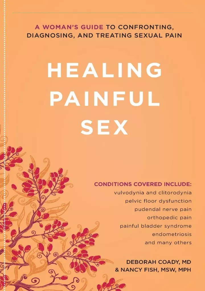 healing painful sex a woman s guide