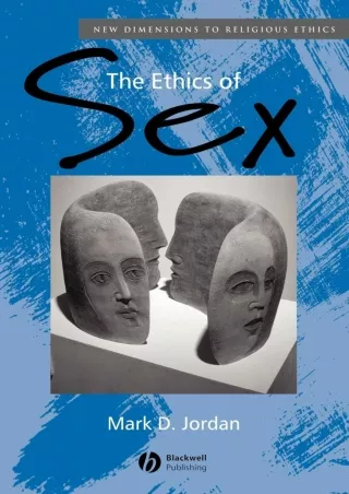 READ [PDF] The Ethics of Sex bestseller