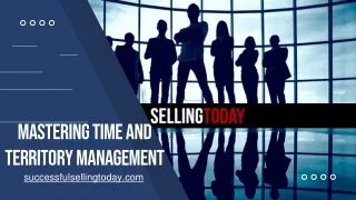 Time and Territory Management for Sales
