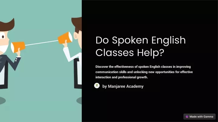 do spoken english classes help