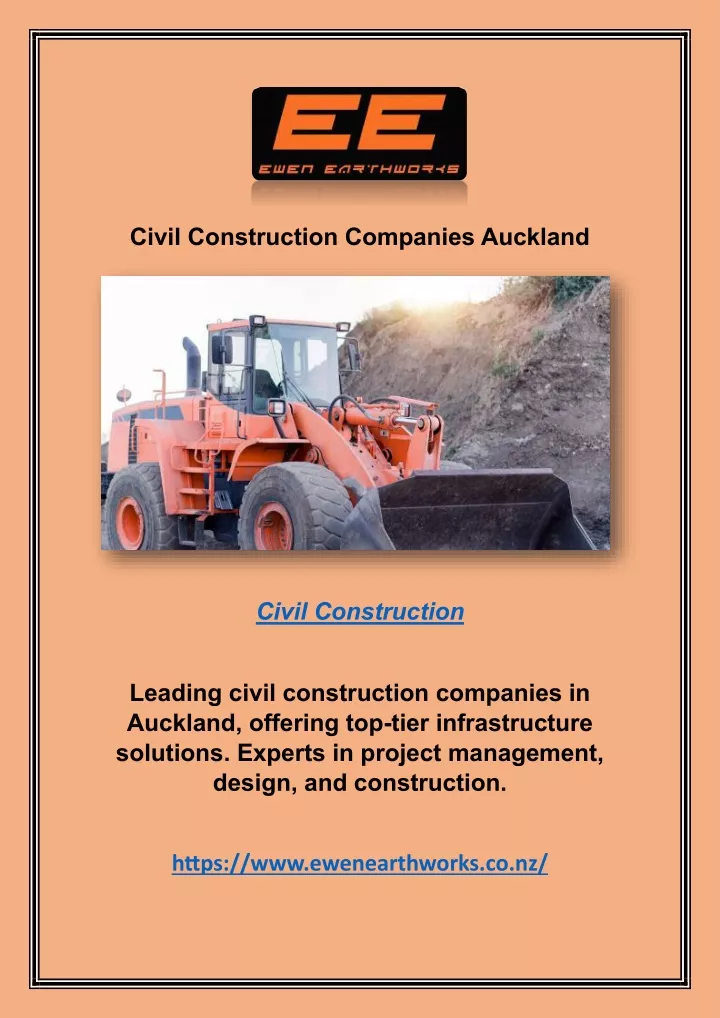 civil construction companies auckland