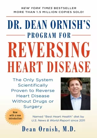 PDF/READ Dr. Dean Ornish's Program for Reversing Heart Disease: The Only System