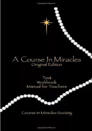 get [PDF] Download A Course in Miracles-Original Edition