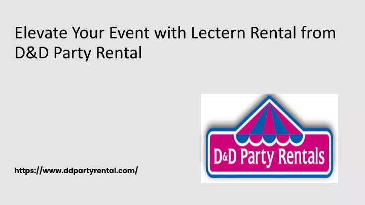 elevate your event with lectern rental from