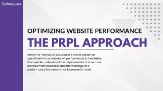 optimizing website performance the prpl approach