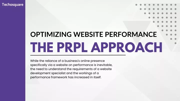 optimizing website performance the prpl approach