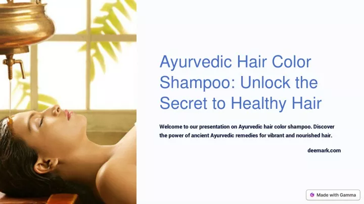 ayurvedic hair color shampoo unlock the secret