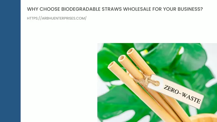 why choose biodegradable straws wholesale