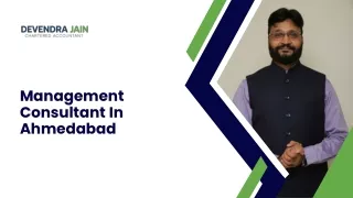 Management Consultant In Ahmedabad | Devendra Jain