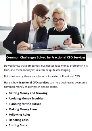 common challenges solved by fractional