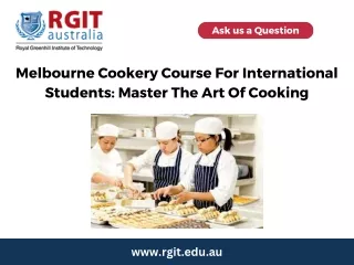 Melbourne Cookery Course For International Students Master The Art Of Cooking