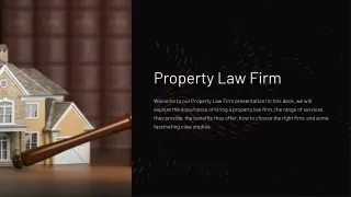 The Significance of Engaging a Specialized Property Law Firm in Real Estate Tran