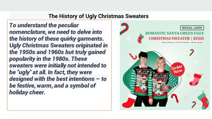 the history of ugly christmas sweaters