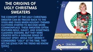 the origins of ugly christmas sweaters