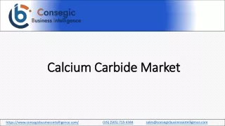 Calcium Carbide Market