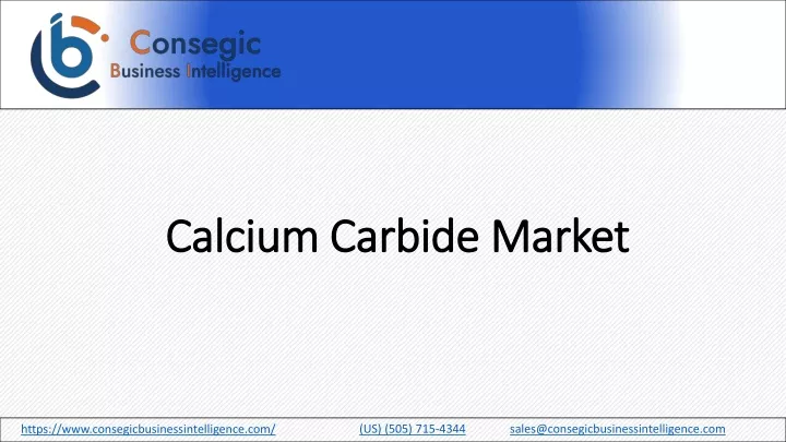 calcium carbide market