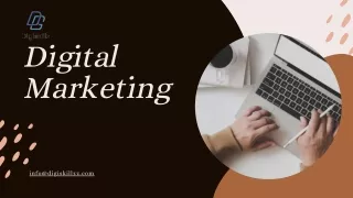 Brown Simple Digital Marketing Presentation