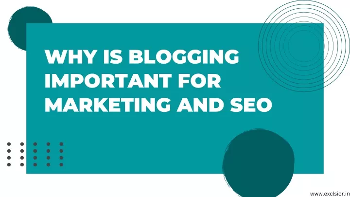 why is blogging important for marketing and seo