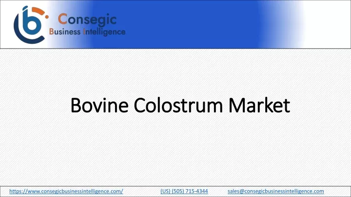 bovine colostrum market