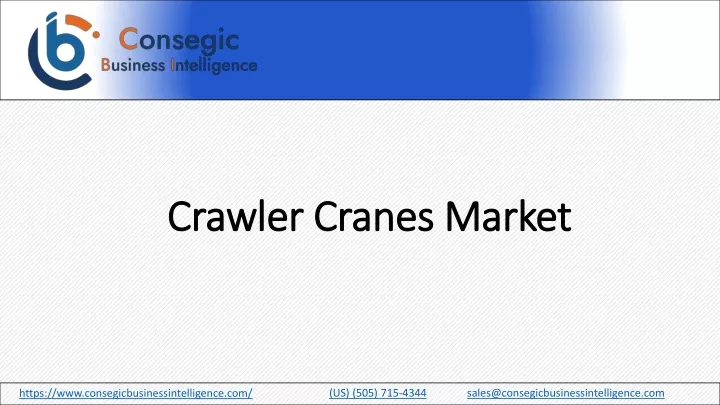 crawler cranes market