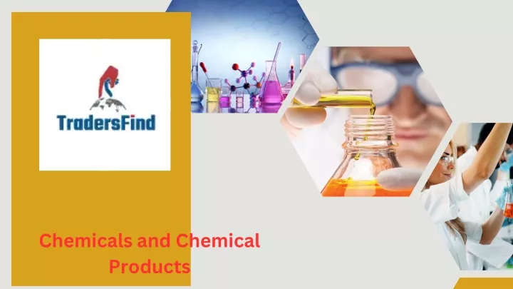 chemicals and chemical products