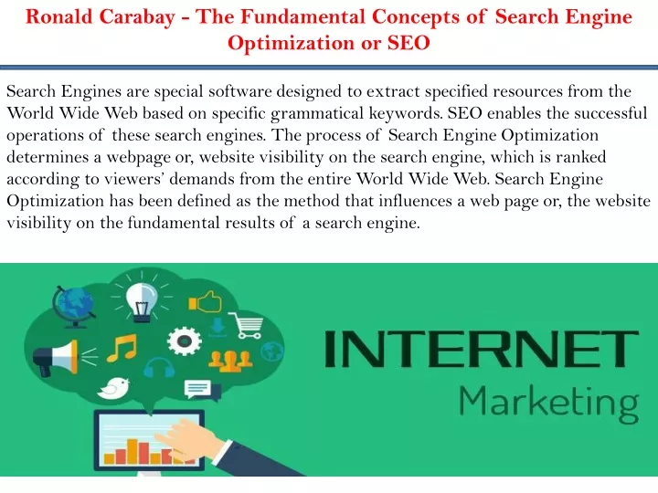 ronald carabay the fundamental concepts of search