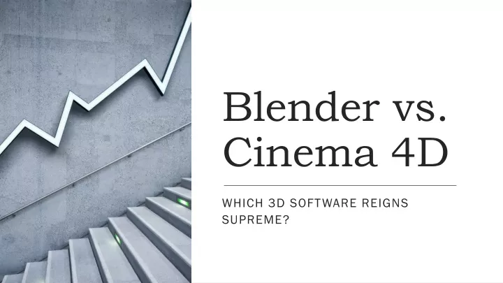 blender vs cinema 4d