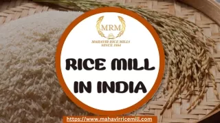 Rice Mill In India