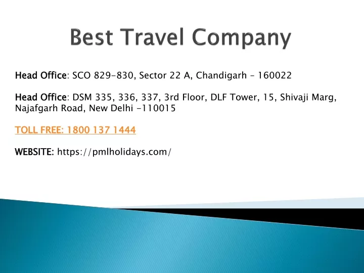 best travel company