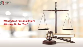 What Can A Personal Injury Attorney Do For You