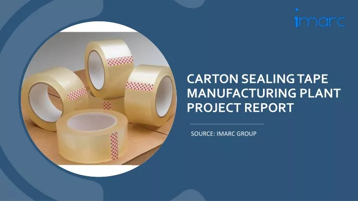 carton sealing tape manufacturing plant project