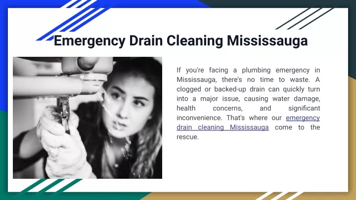 emergency drain cleaning mississauga