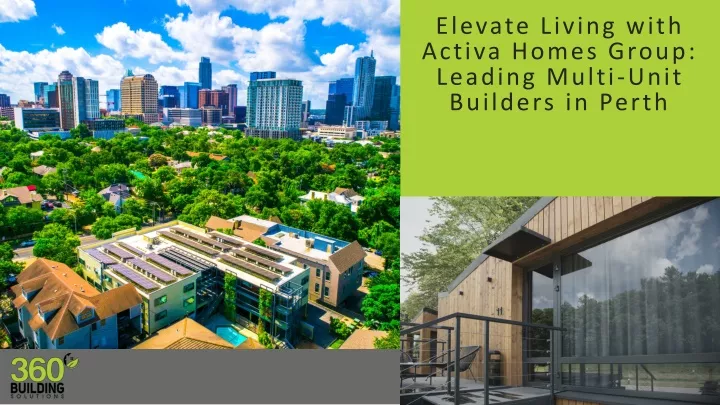 elevate living with activa homes group leading