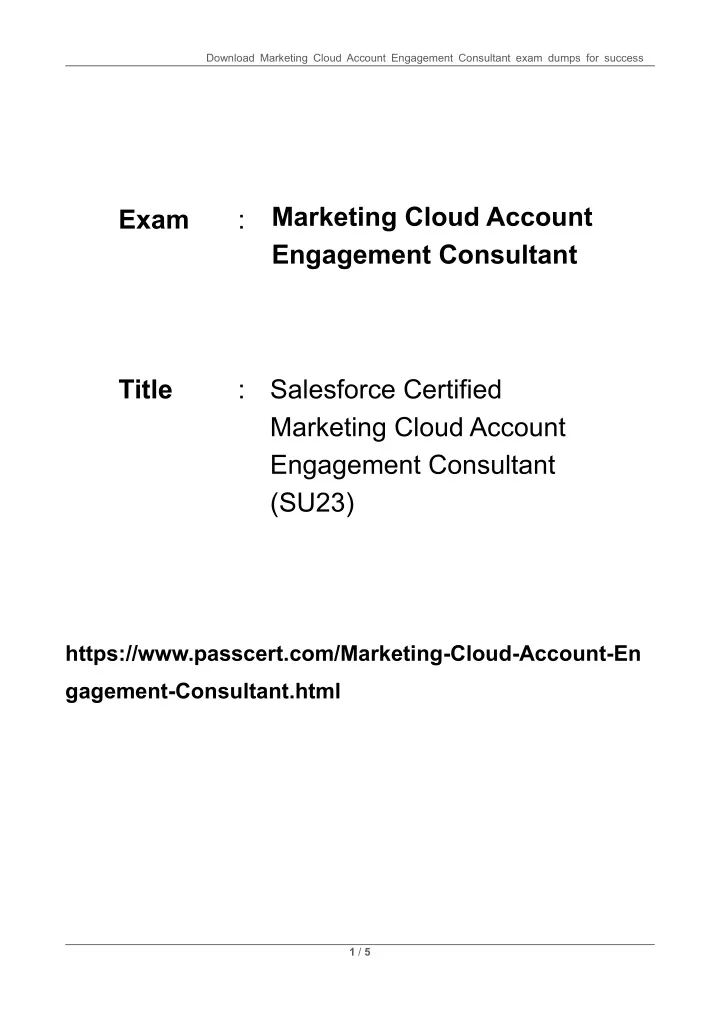 download marketing cloud account engagement