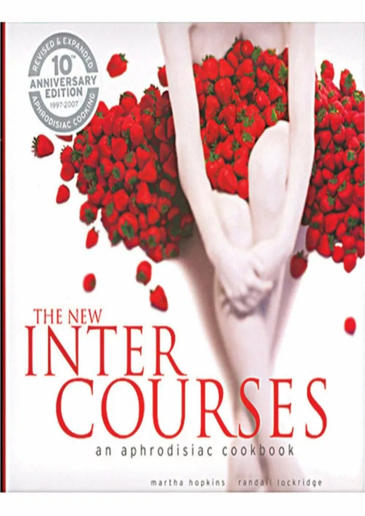 the new intercourses an aphrodisiac cookbook