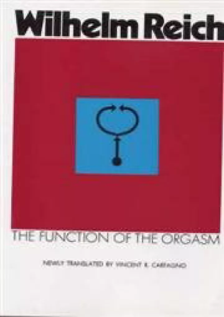 function of the orgasm condor books condor books