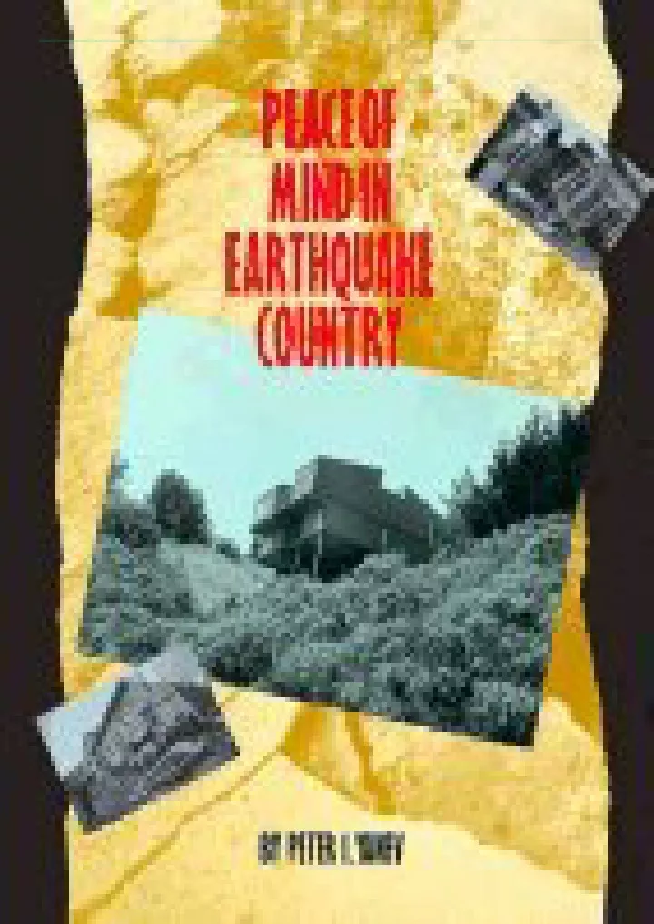 peace of mind in earthquake country how to save