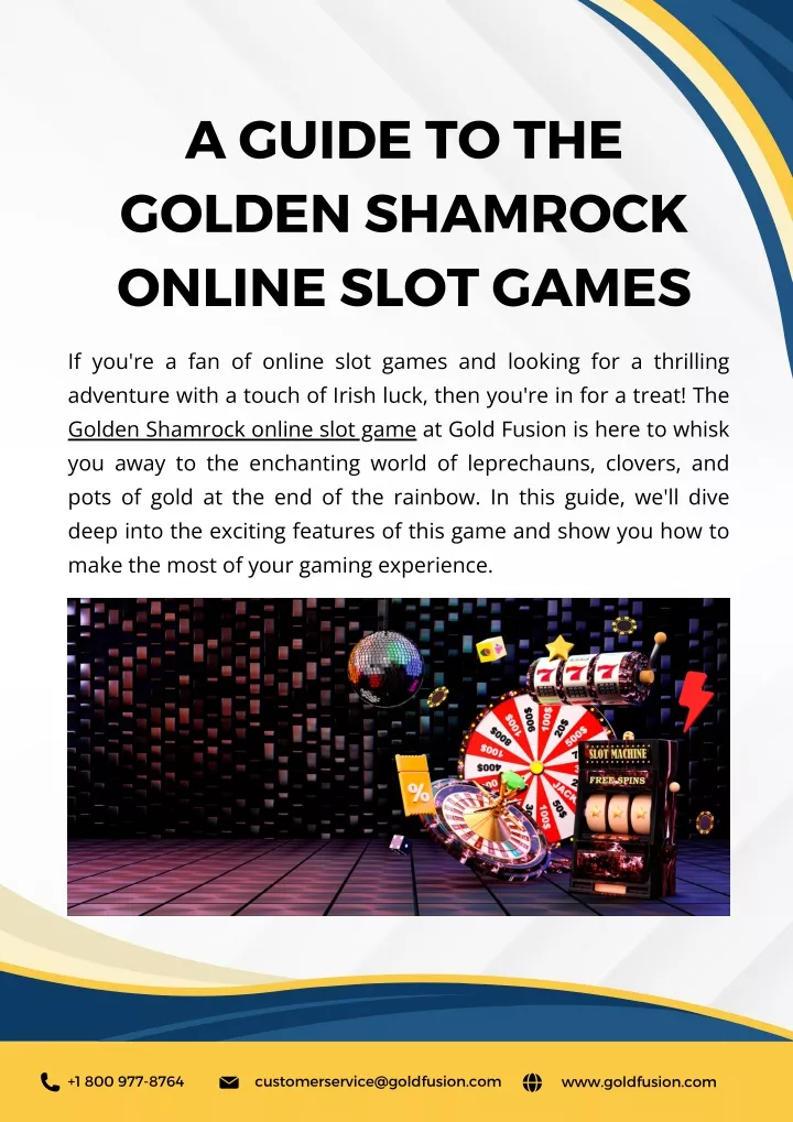 a guide to the golden shamrock online slot games