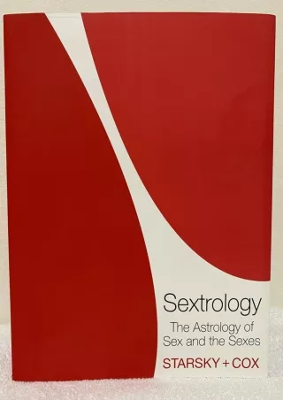 PDF/READ Sextrology: The Astrology of Sex and the Sexes ipad