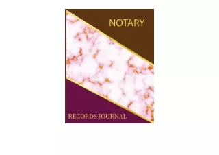 Download PDF Notary Journal Notary Log Book to Record Notarial Acts Public Notar