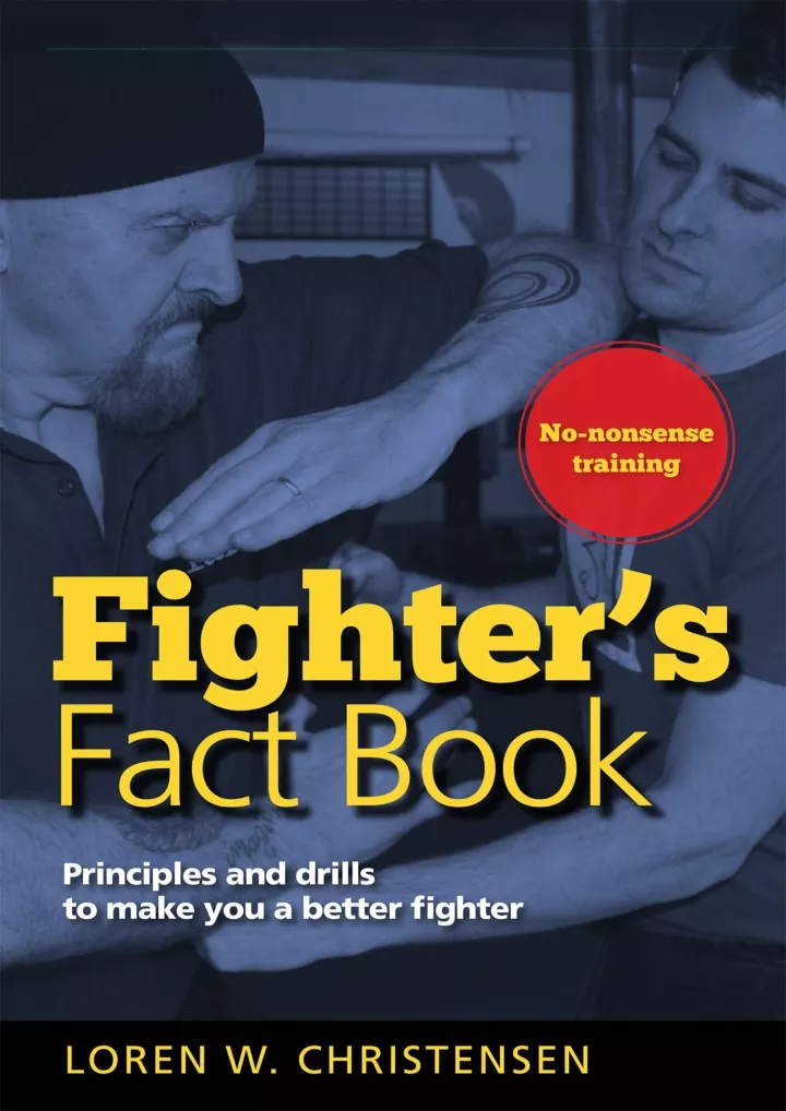 fighter s fact book principles and drills to make