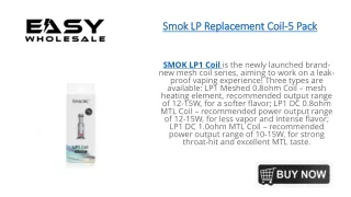 smok lp replacement coil 5 pack
