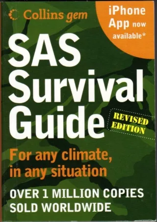 [PDF READ ONLINE] SAS Survival Guide 2E (Collins Gem): For any climate, for any