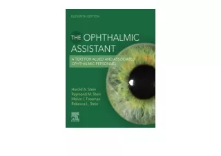 Kindle online PDF The Ophthalmic Assistant The Ophthalmic Assistant E Book for i