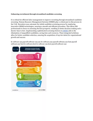 enhancing recruitment through streamlined