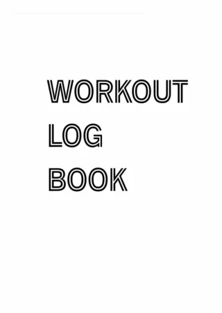 Read ebook [PDF] Simple Workout Log Book ebooks