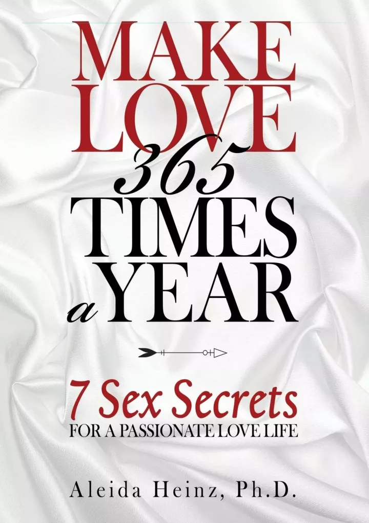 make love 365 times a year 7 sex secrets