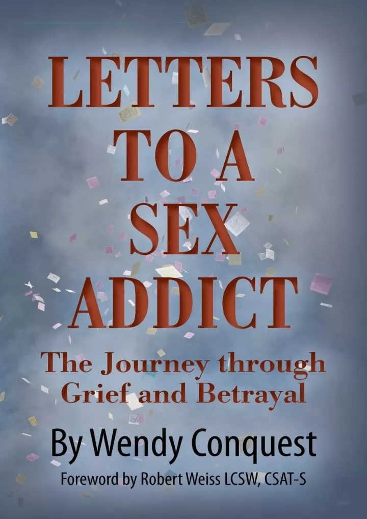 letters to a sex addict the journey through grief