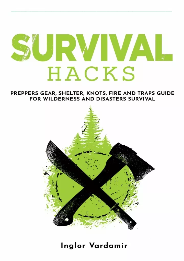 survival hacks preppers gear shelter knots fire